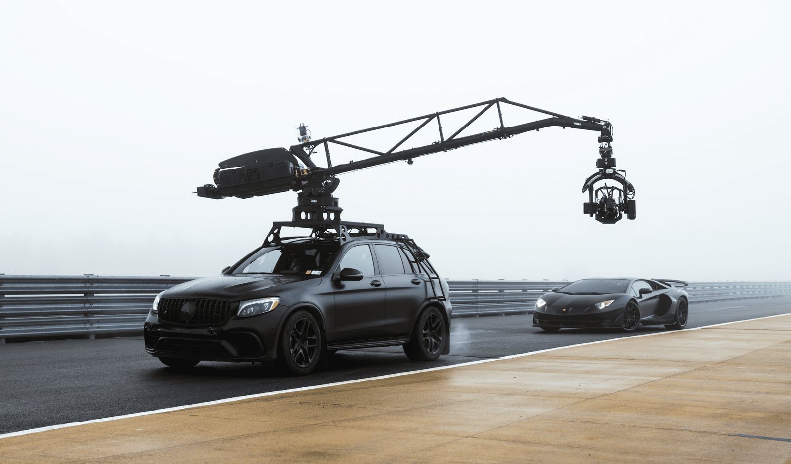On set during production